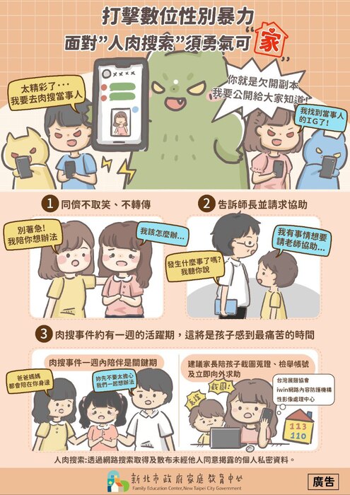 打擊數位性別暴力圖文宣導3